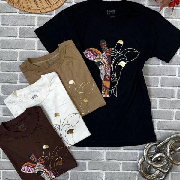 Tshirt Slim Girafa