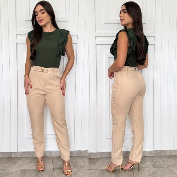 Calça Alfaiataria Zara Cinto